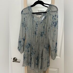 Loveshackfancy Popover Dress Celestia Blue